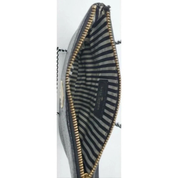 Kate Spade Black Pebble Leather Small Zip Wristlet - Picture 6 of 8